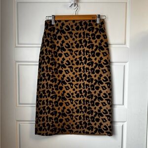 Never Fully Dressed Animal Print Pencil Skirt